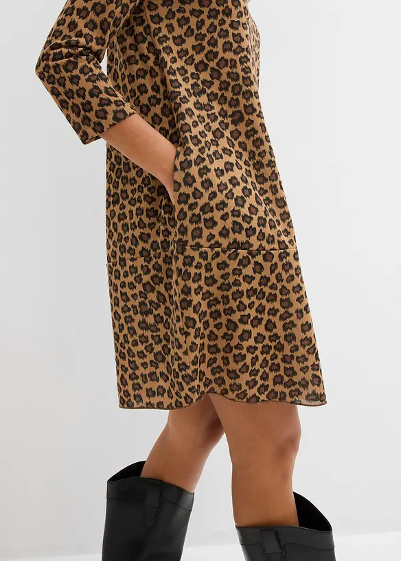 Kortes shirtjurk in een gebreide look, bonprix