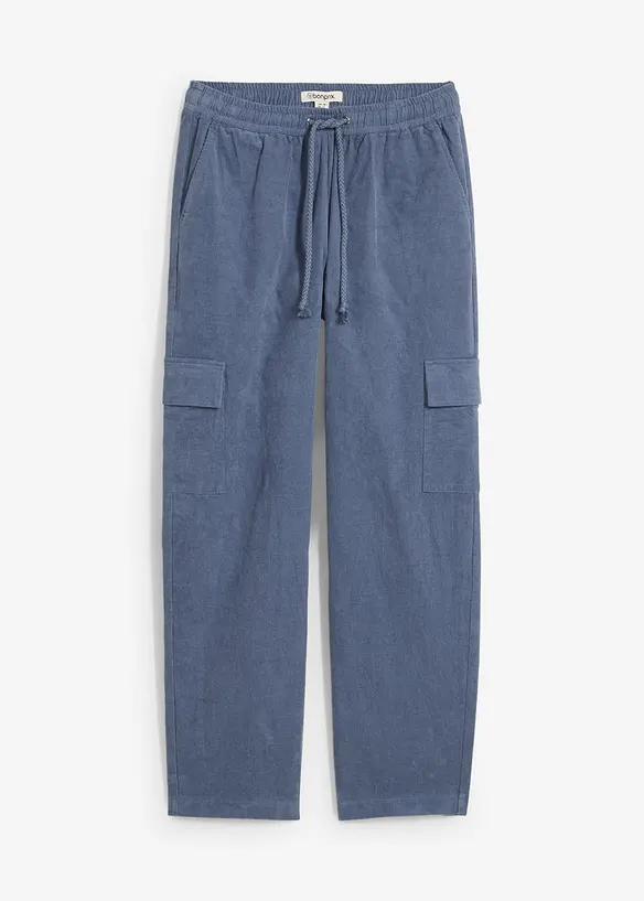 Corduroy broek in barrel-vorm, bonprix