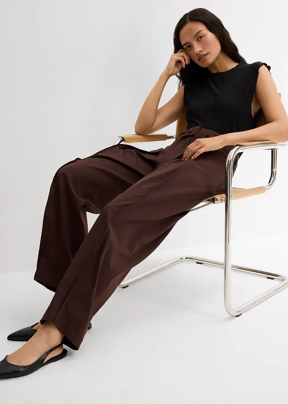 Broek met bies, bonprix