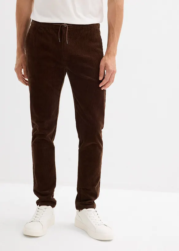 Stretch corduroy instapbroek, regular fit, bonprix