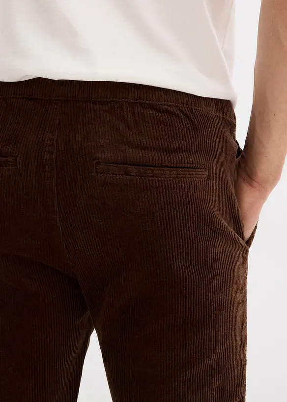 Stretch corduroy instapbroek, regular fit, bonprix