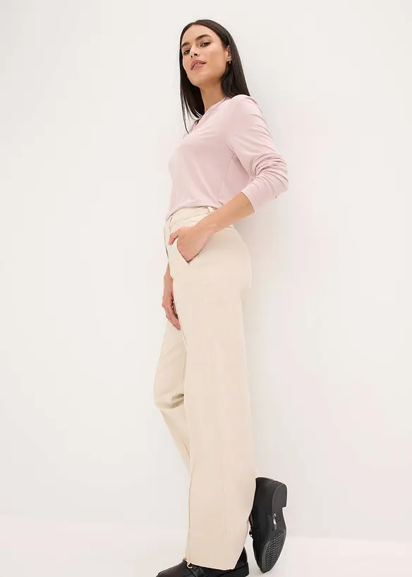 Shirt met opstaande kraag, bonprix