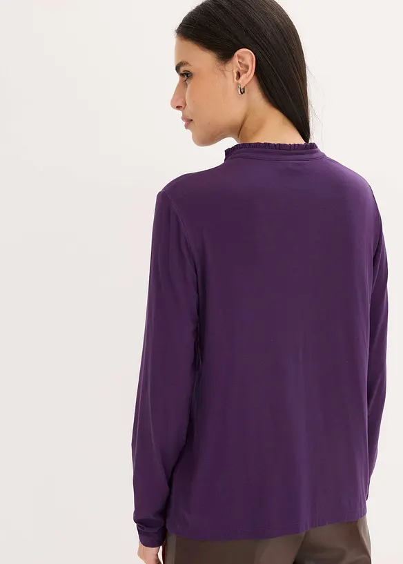 Shirt met opstaande kraag, bonprix