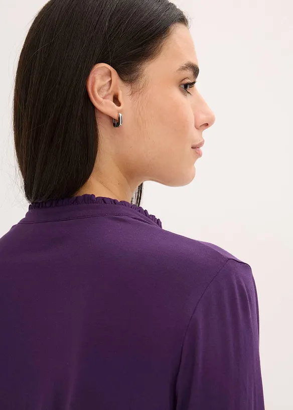 Shirt met opstaande kraag, bonprix