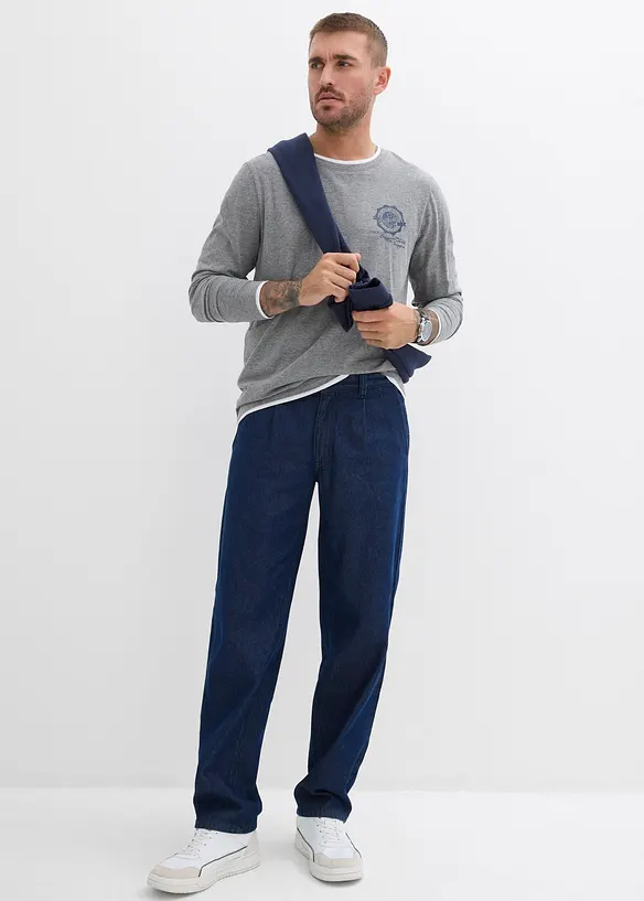 Longsleeve in 2-in-1 look, bonprix
