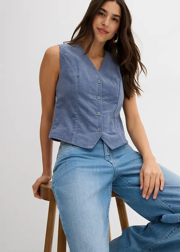 Corduroy vest, bonprix