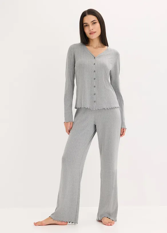 Huispak van zacht Pointelle jersey, bonprix