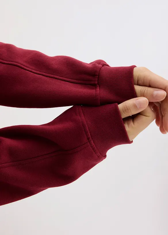 Oversized sweater van puur katoen, bonprix