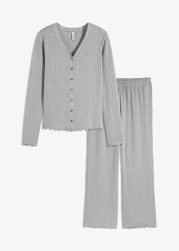 Huispak van zacht Pointelle jersey, bonprix