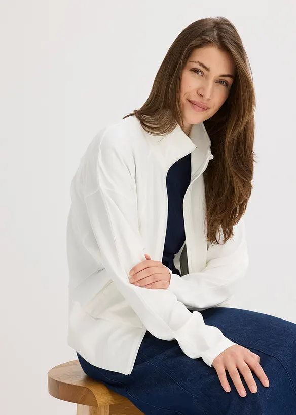 Sweatvest van comfortabel Punto di Roma, bonprix