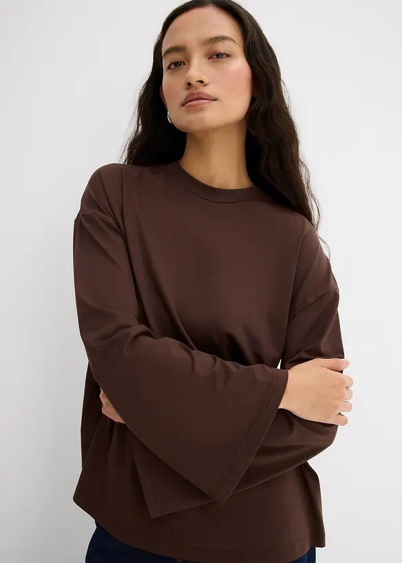 Longshirt van een soepele stof, bonprix