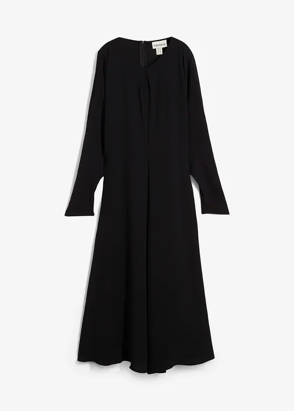 Gedrapeerde midi jurk, bonprix