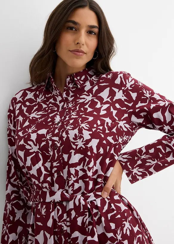 Overhemdjurk van soepele viscose, bonprix