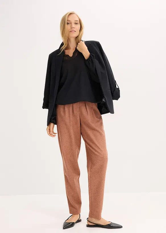 Broek in wollook, bonprix