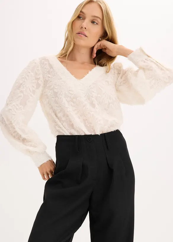 Broek in wollook, bonprix