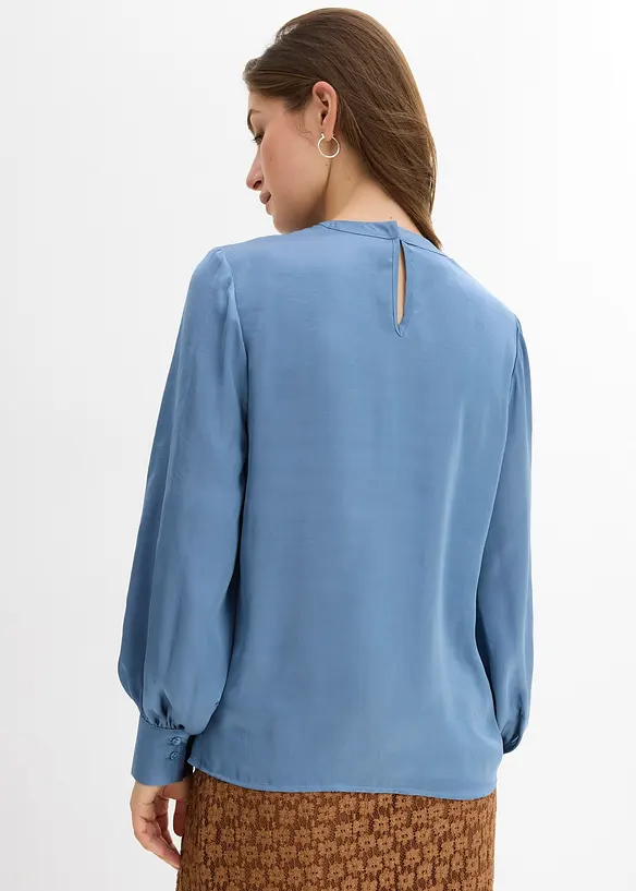 Blouse van elegant satijn, bonprix