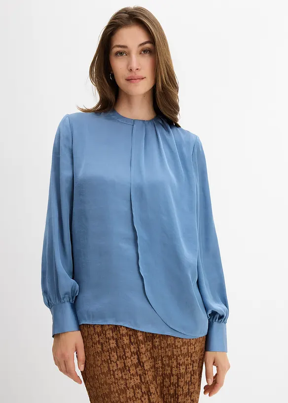 Blouse van elegant satijn, bonprix
