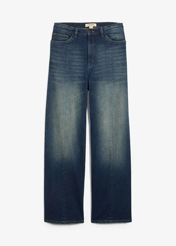Straight jeans, high waist, low stretch, bonprix
