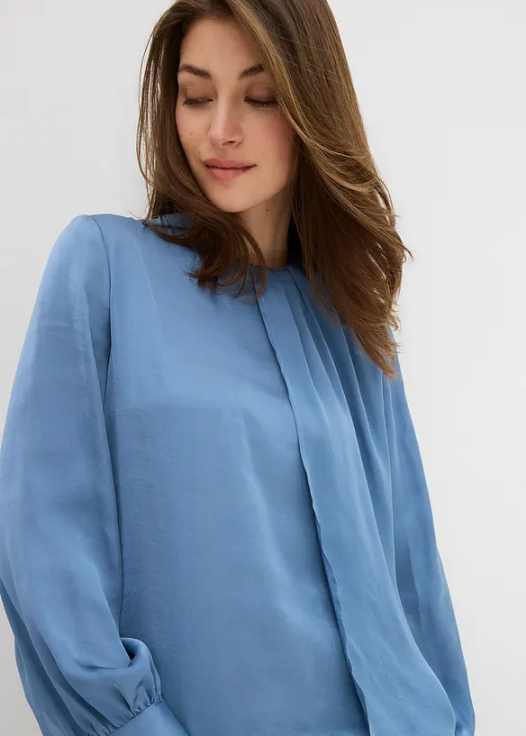 Blouse van elegant satijn, bonprix