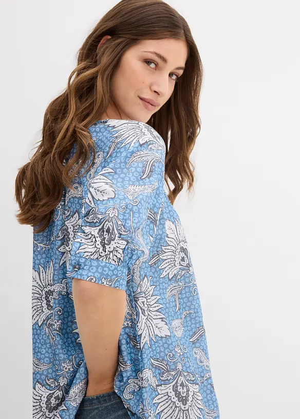 Blouse in een fijne viscosemix, bonprix