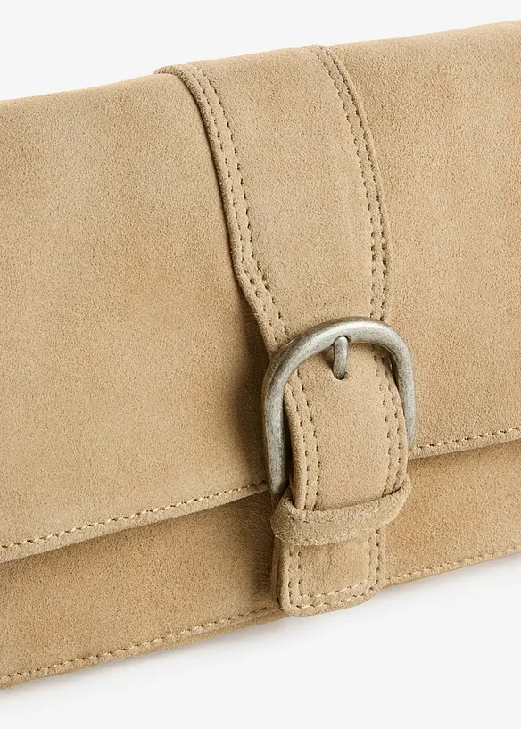 Schoudertas van wildleer, bonprix