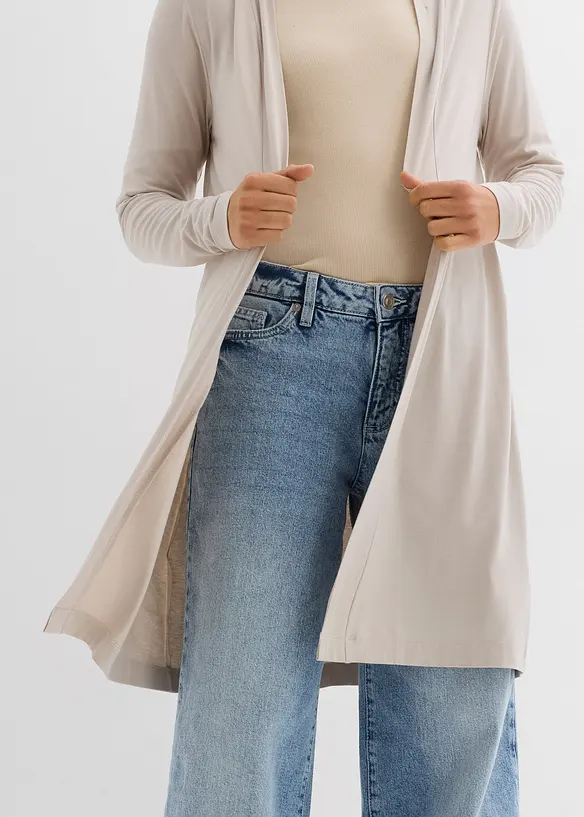 Lang shirtvest van zachte viscose, bonprix