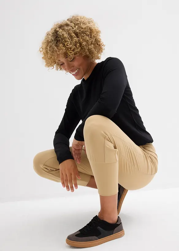 Capribroek van zacht materiaal, bonprix