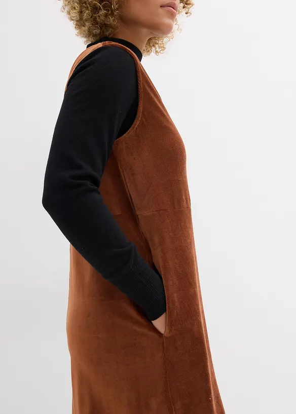 Tuinjurk van jersey corduroy, bonprix