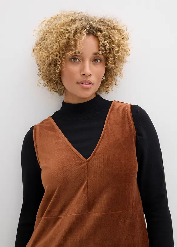 Tuinjurk van jersey corduroy, bonprix