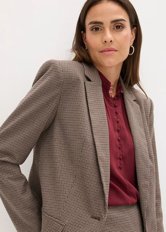 Geruite blazer, bonprix