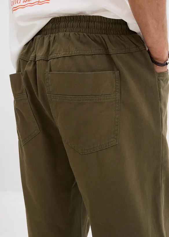 Classic fit instapbroek van licht katoen, straight, bonprix