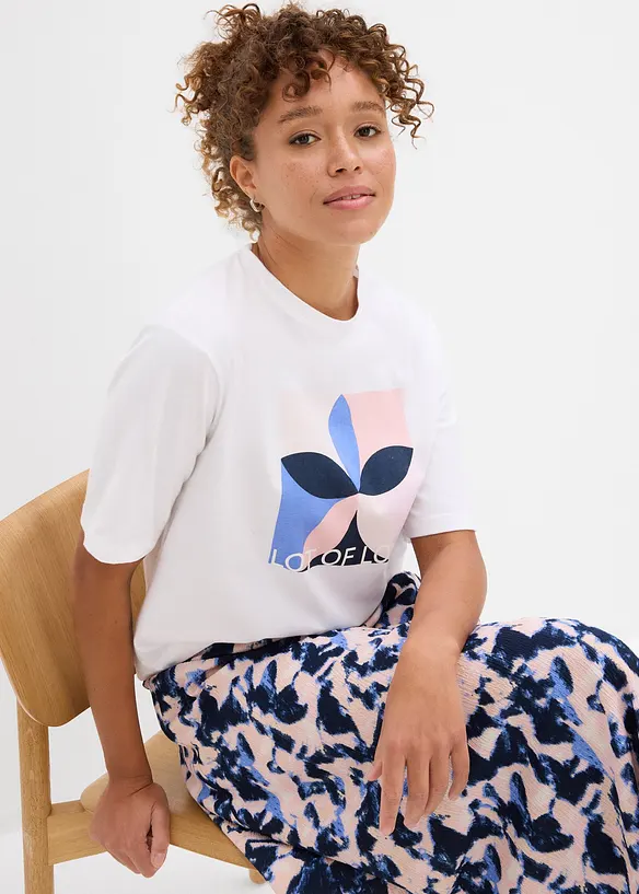 T-shirt van katoen, bonprix