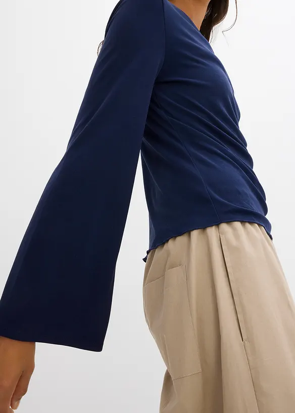 Longsleeve geribd, bonprix