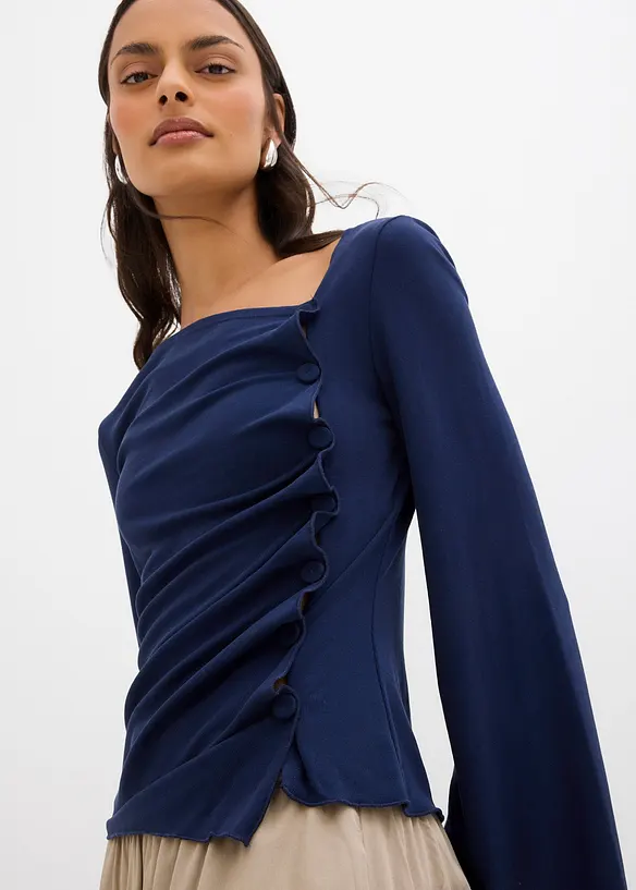 Longsleeve geribd, bonprix