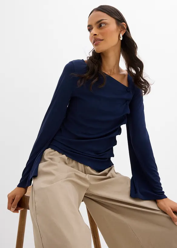 Longsleeve geribd, bonprix