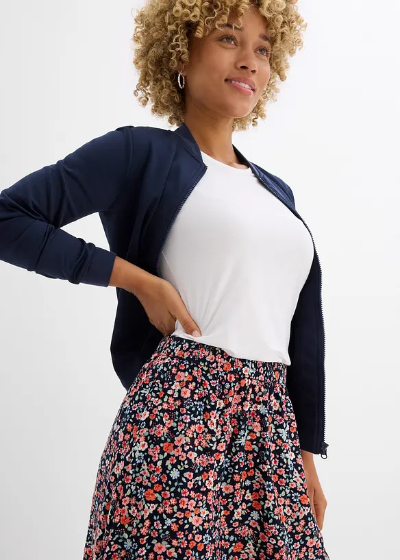 Midirok van viscose, bonprix