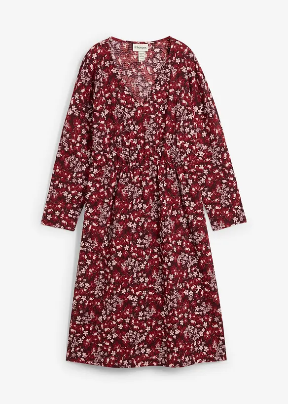 Jersey jurk van crêpe, bonprix