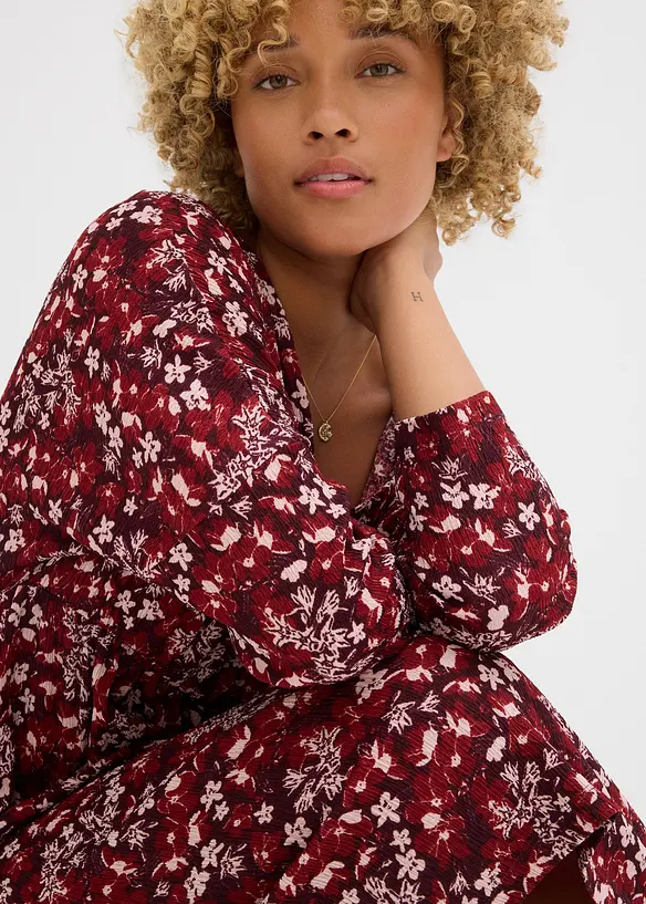 Jersey jurk van crêpe, bonprix