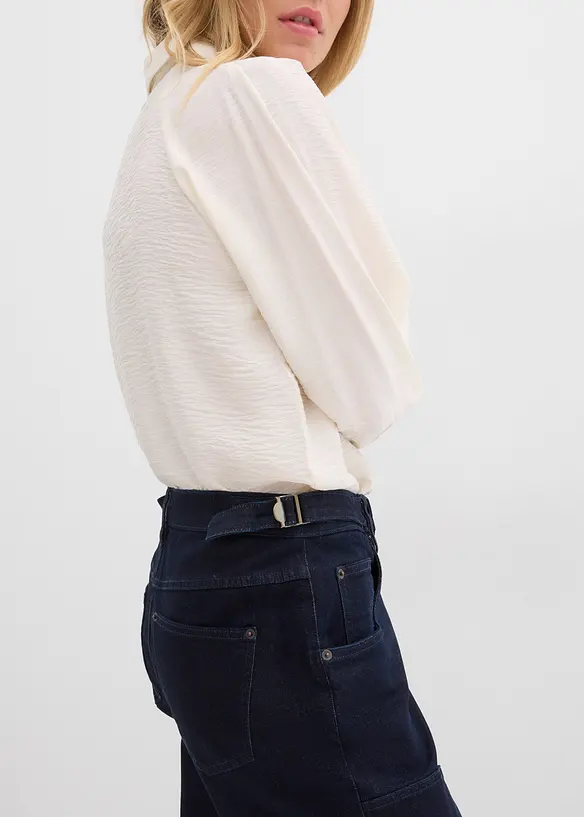 Wide leg jeans, mid waist, bonprix
