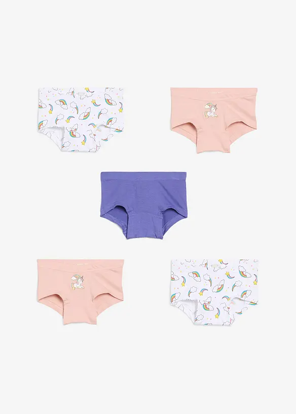 Boxer met zacht biologisch katoen (set van 5), bonprix