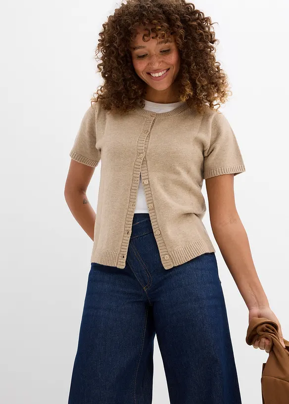 Vest met korte mouwen, bonprix
