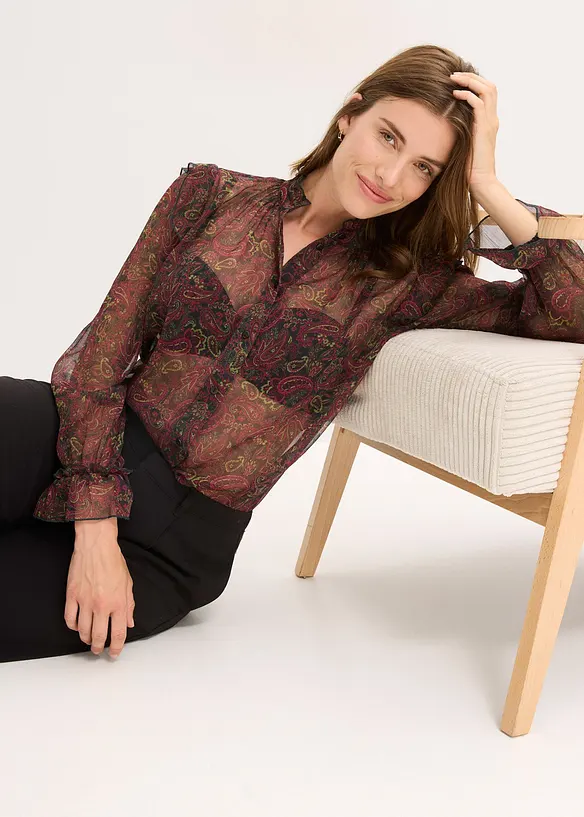 Chiffon blouse, bonprix