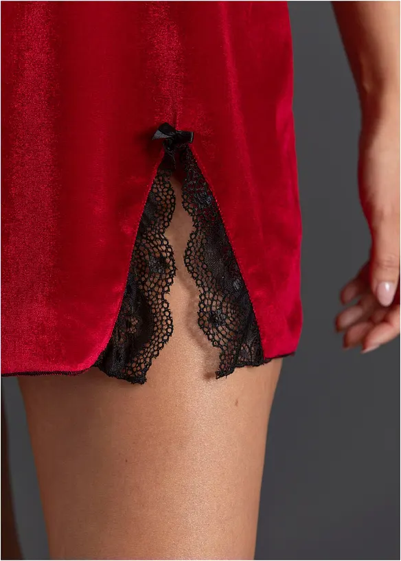 Fluwelen jurk, bonprix