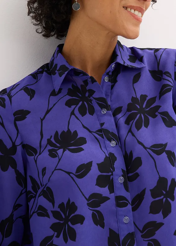 Gedessineerde blouse van chiffon, bonprix