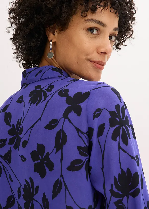 Gedessineerde blouse van chiffon, bonprix