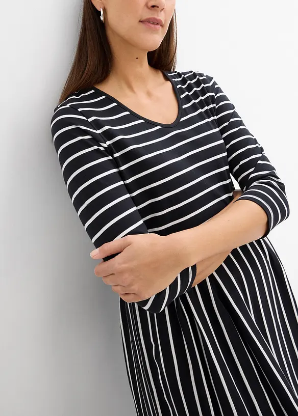 Midi jurk van katoenen jersey, bonprix