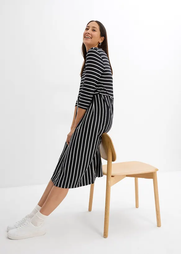 Midi jurk van katoenen jersey, bonprix