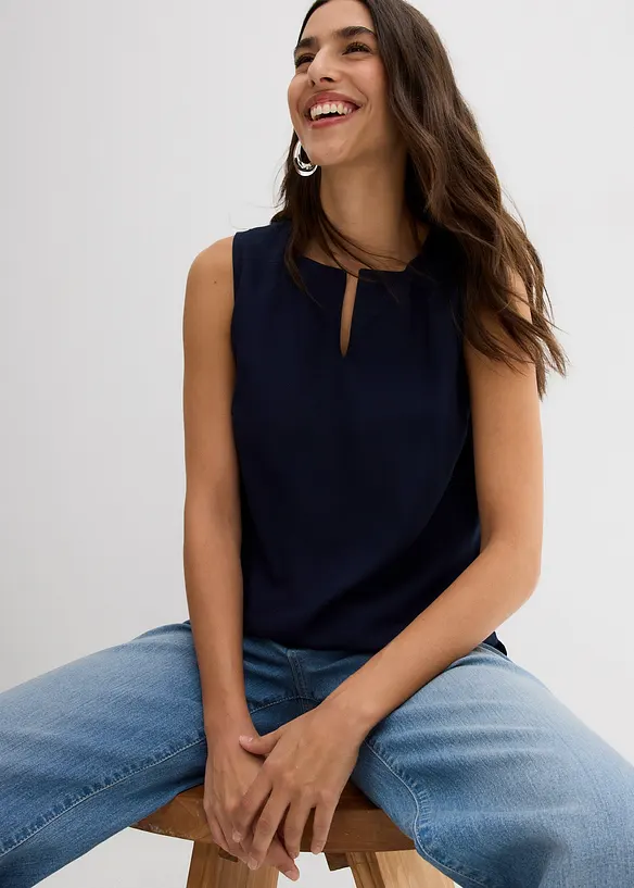 Blousetop van zachte viscose, bonprix