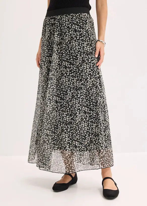 Rok van mesh jersey, bonprix