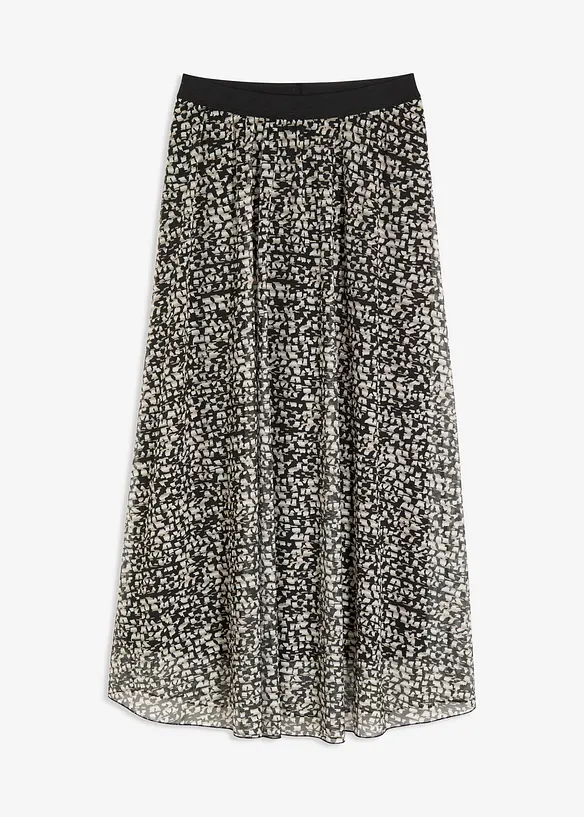 Rok van mesh jersey, bonprix